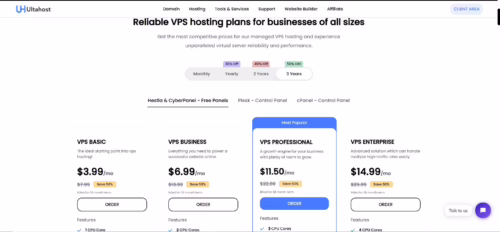 Ultahost Anonymous VPS